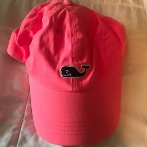 Hot pink vineyard vines hat